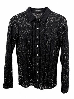 🌸 HOST PICK 🌸 BCBG black lace shirt